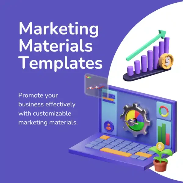 Marketing Materials template